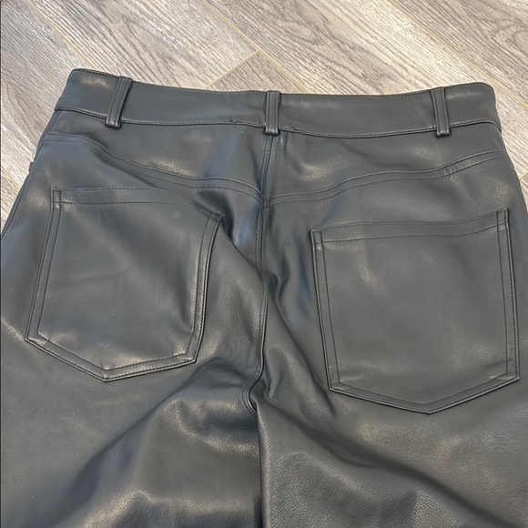 Dynamite Black Faux Leather Pants - Picture 5 of 8